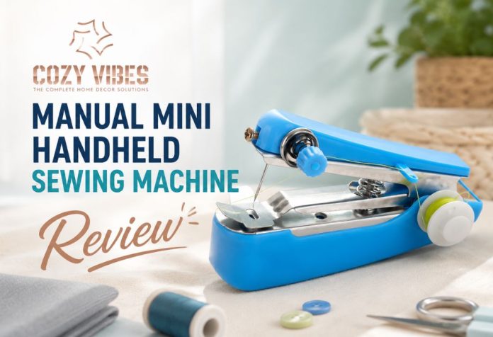 COZY VIBES Manual Mini Handheld Sewing Machine - Review