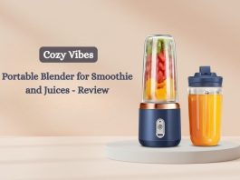 Cozy Vibes Portable Blender for Smoothie and Juices - Review