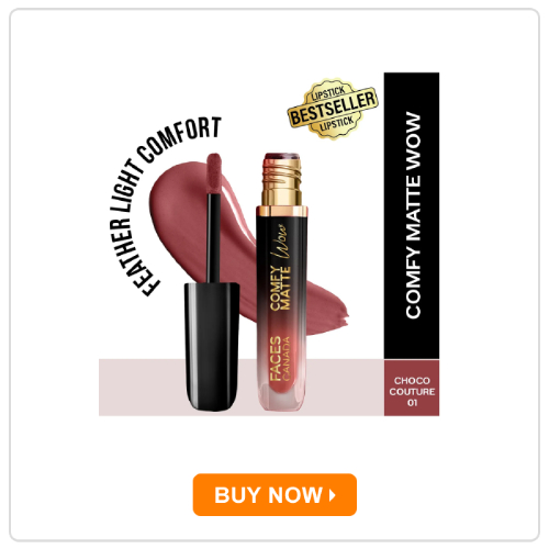 Faces Canada Comfy Matte Wow Liquid Lipstick Choco Couture - Review 