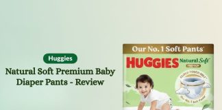 Huggies Natural Soft Premium Baby Diaper Pants - Review
