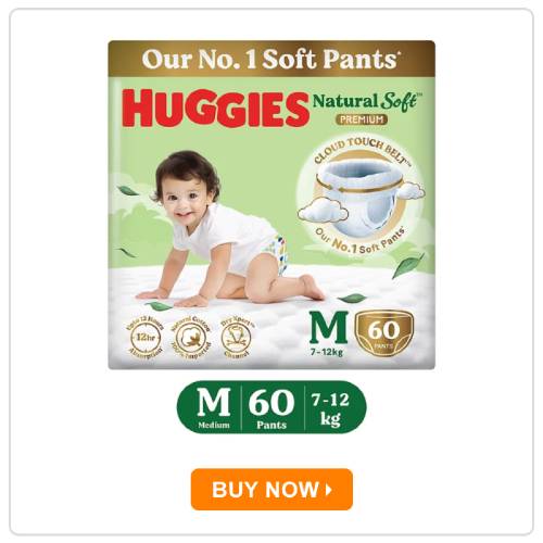 Huggies Natural Soft Premium Baby Diaper Pants