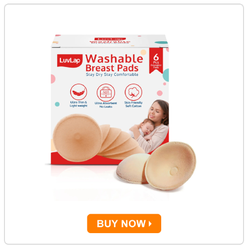 LuvLap Washable Maternity Nursing Breast Pads