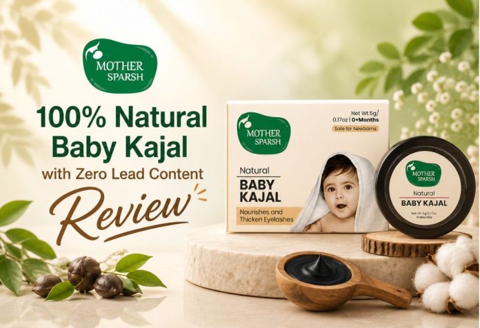 Mother Sparsh 100% Natural Baby Kajal with Zero Lead Content