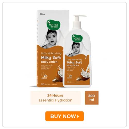 Mother Sparsh Milky Soft Daily Moisturizing Baby Lotion