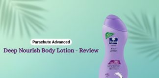 Parachute Advansed Deep Nourish Body Lotion - Review