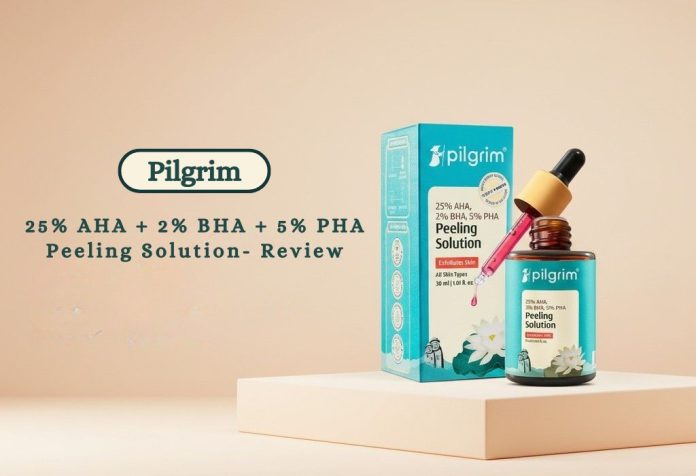 Pilgrim 25% AHA + 2 2 BHA +5 PHA Peeling Solution for Face -Review