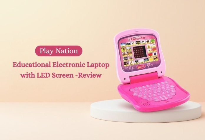 Play Nation Educational Electronic Laptop with LED Screen