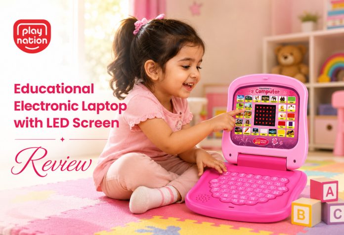 Play Nation Educational Electronic Laptop with LED Screen
