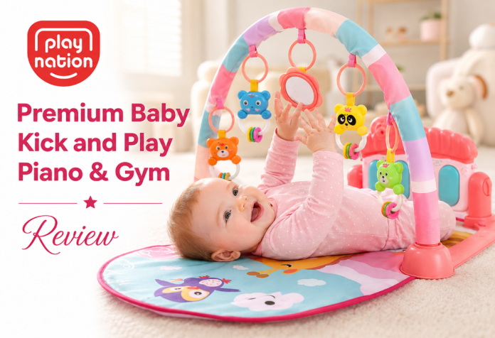 Play Nation Premium Baby Kick and Play Piano Animal Theme Play Gym - Review