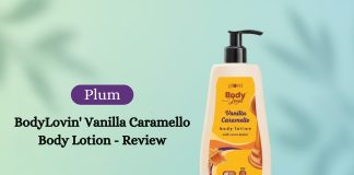 Plum BodyLovin' Vanilla Caramello Body Lotion - Review
