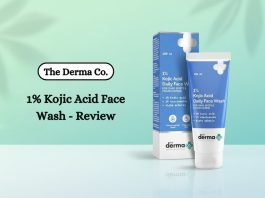The derma co. 1% Kojic Acid Face Wash - Review