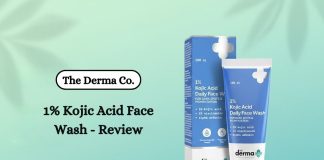 The derma co. 1% Kojic Acid Face Wash - Review
