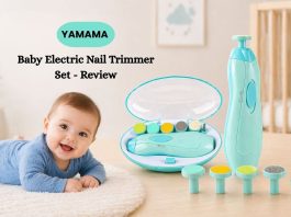 YAMAMA Baby Electric Safe Nail Clipper Trimmer Set - Review