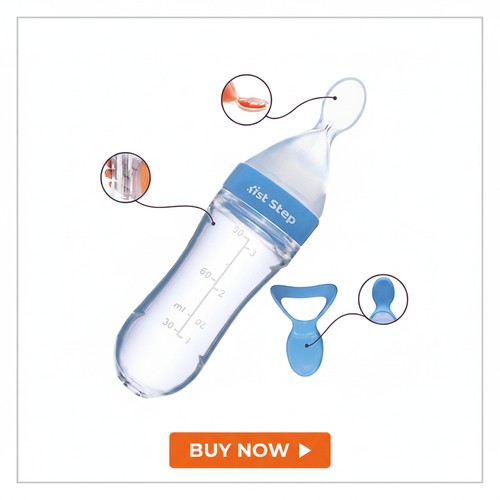1st Step Non Spill BPA Free Soft Silicone Squeezy Food Feeder - Review
