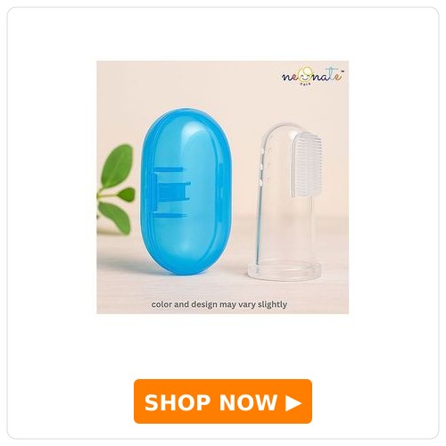 NeonateCare Baby Silicone Soft Bristles Finger Tooth Brush 