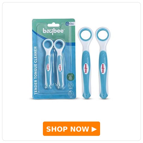 Baybee Soft Silicone Baby Tongue Cleaner