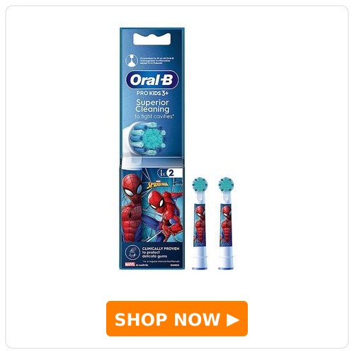 Oral-B Kids Spiderman Electric Brush Heads