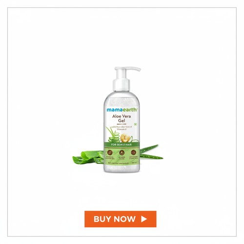 mamaearth Aloe Vera Gel with Vitamin E for Skin & Hair