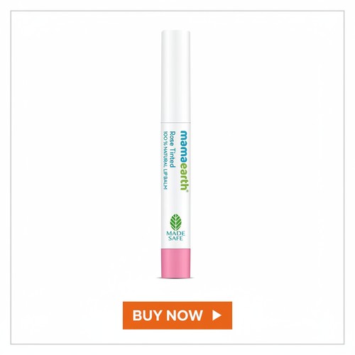 Mamaearth Rose Tinted 100% Natural Lip Balm - Review
