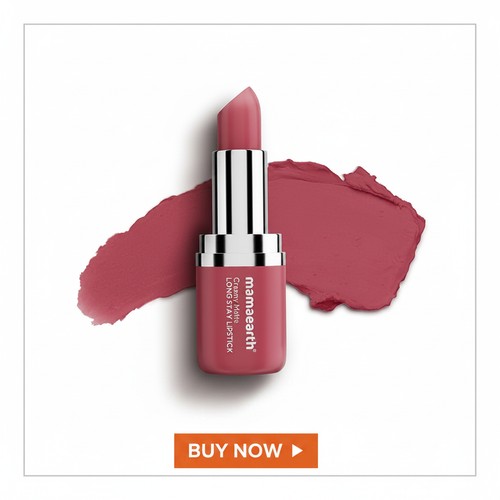 Mamaearth Creamy Matte Long Stay Lipstick - Review