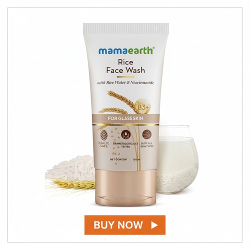 Mama Earth Rice Dewy Bright Face Wash - Review