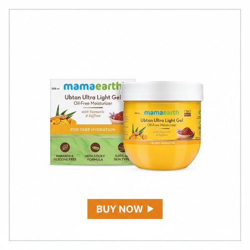Mamaearth Ubtan Ultra Light Gel Oil-Free Moisturizer - Review