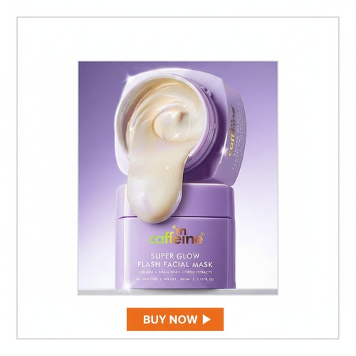 mCaffeine Super Glow Flash Facial Mask 