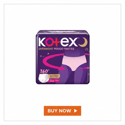 Kotex Overnight Period Panties 