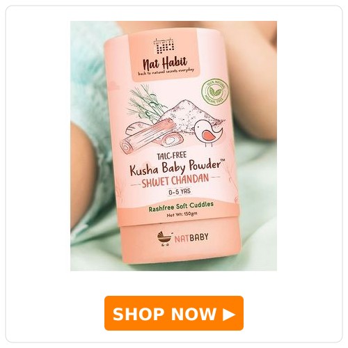 Nat Habit Shwet Chandan Kusha Baby Powder Nat Habit Shwet Chandan Kusha Baby Powder