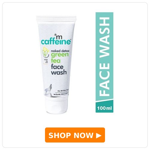 mCaffeine Naked Detox Dirt Removal Green Tea Face Wash