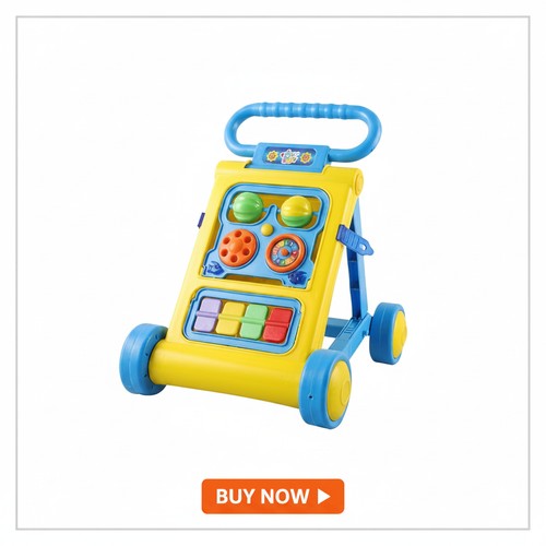 JoyRide Baby Activity Walker, Foldable Musical Push Walker for Babies with Recreational Toy - Review