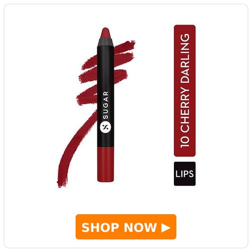 SUGAR Cosmetics Matte As Hell Crayon Lipstick
