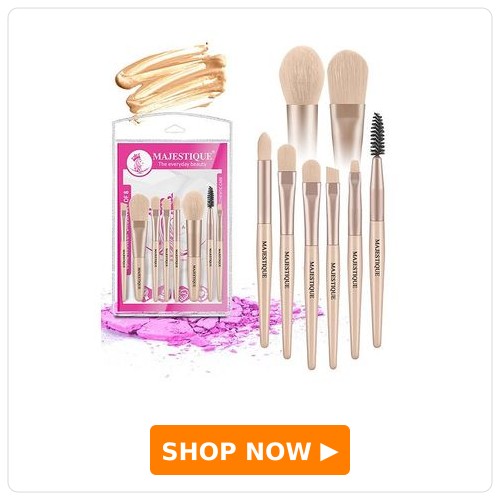 Majestique Makeup Brush Set 8 Pieces