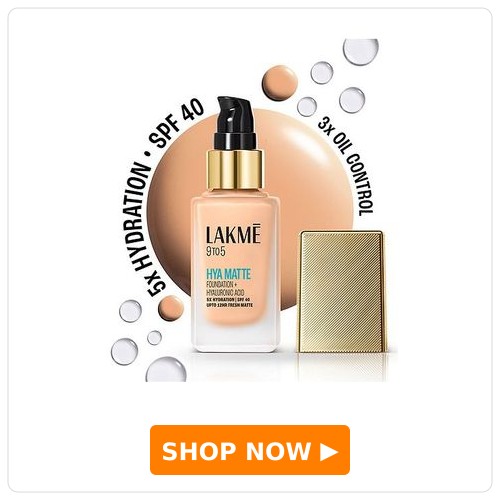 Lakme 9 to 5 HYA Matte Foundation
