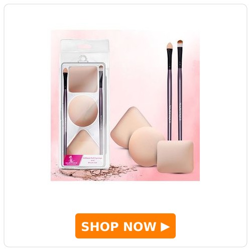 Majestique Makeup Sponge and Brush Set Majestique Makeup Sponge and Brush Set
