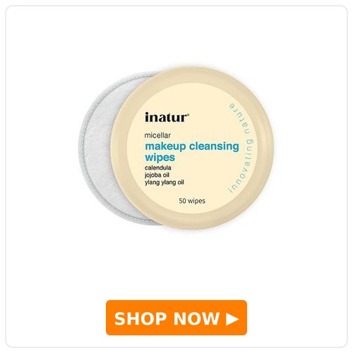 Inatur Jojoba Oil Micellar Make Up Cleansing Wipes