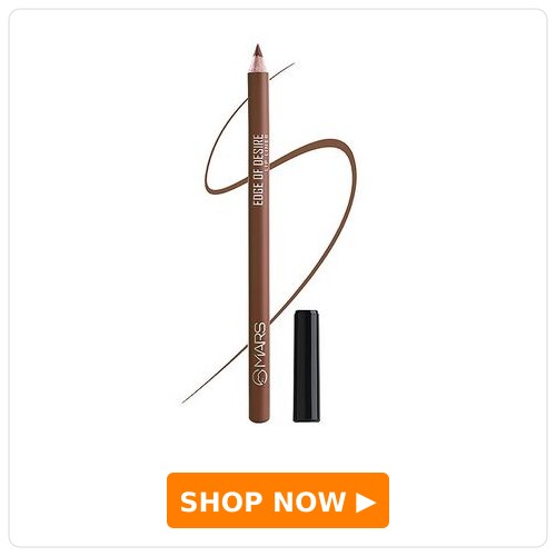 MARS Matte Lip Liner | One Swipe Smooth Application | Long Lasting Lip Pencil (1.4g) (12-BROWN MOCHA)