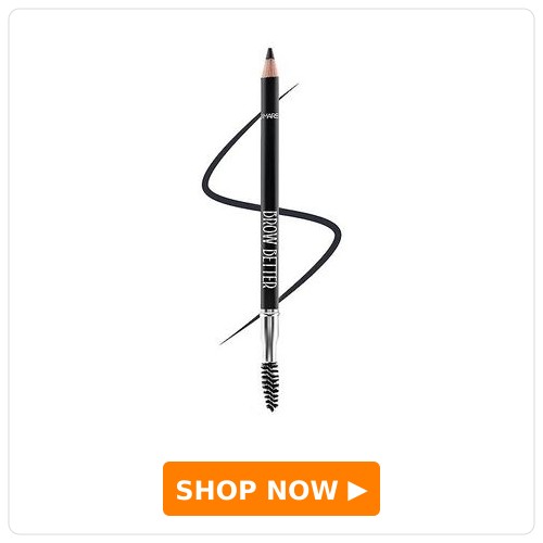 MARS 2-in-1 Eyebrow Pencil | Effortless Filling & Precise Shaping with Spoolie Styler (Black)
