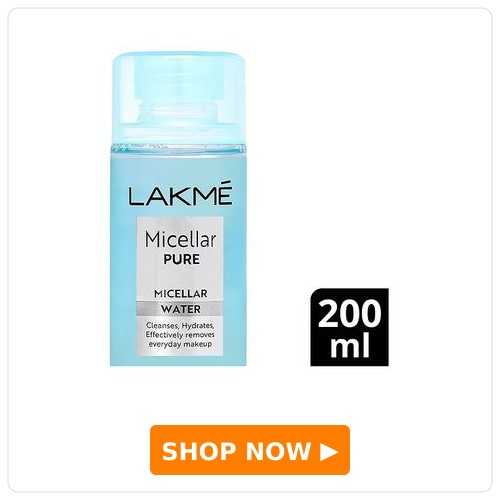 Lakme Micellar Water Makeup Remover and Deep Pore Cleanser- 200 ml