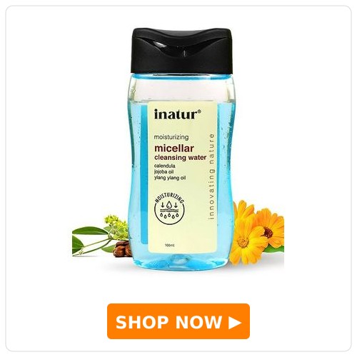 INATUR Herbals Jojoba Oil Micellar Cleansing Water - 100 ml