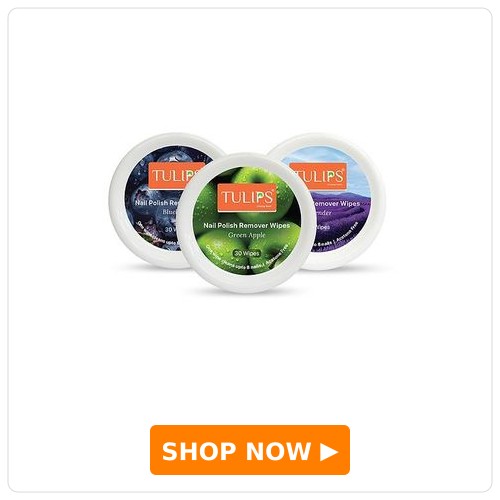 Tulips Nail Polish Remover wipes Tulips Nail Polish Remover wipes