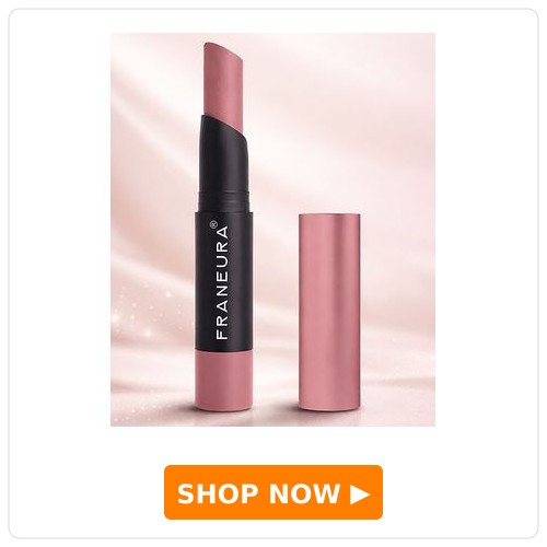 Franeura Waterproof Matte Lip Crayon,Muted Mauve Pink - 3.5g