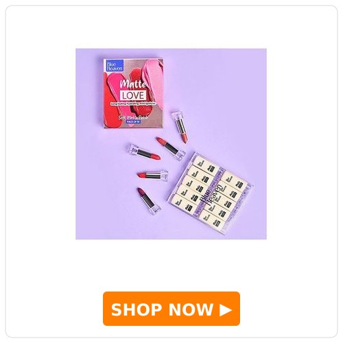 Blue Heaven Matte Love Mini Lipsticks Pack Of 10 (13g*10)
