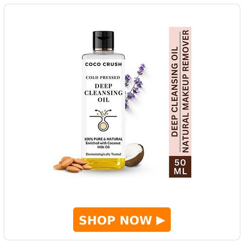 Coco Crush Pure & Natural Deep Cleansing Oil, Vit E - 50ml