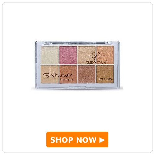 Shryoan Cosmetics 8 Color Shimmer Highlighter Powder Palette
