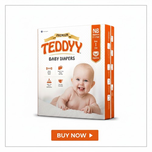 Teddyy Baby Premium Taped Style Diapers New Born - Review Teddyy Baby Premium Taped Style Diapers New Born - Review