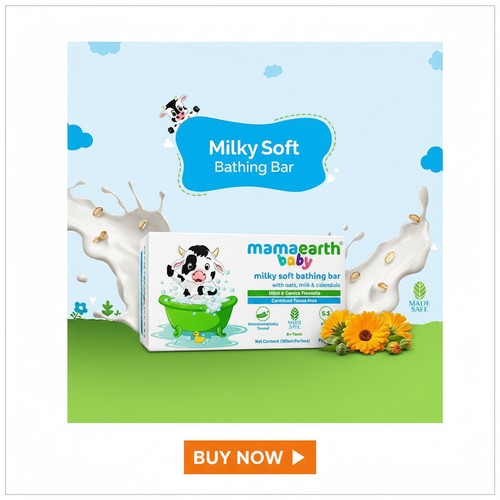 Mama Earth Baby Bathing Bar Mama Earth Baby Bathing Bar