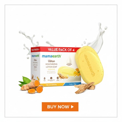 Mamaearth Ubtan Moisturizing Lotion Soap Mamaearth Ubtan Moisturizing Lotion Soap