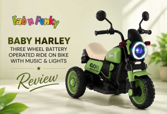 Fab N Funky Baby Harley Three Wheel Ride on Bike - Review