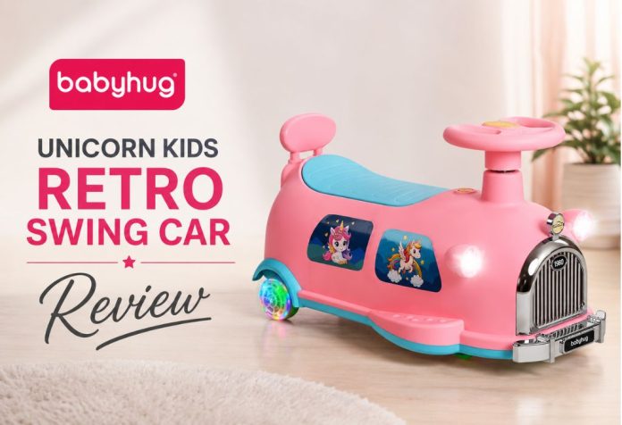Babyhug Unicorn Kids Retro Swing Car - Review